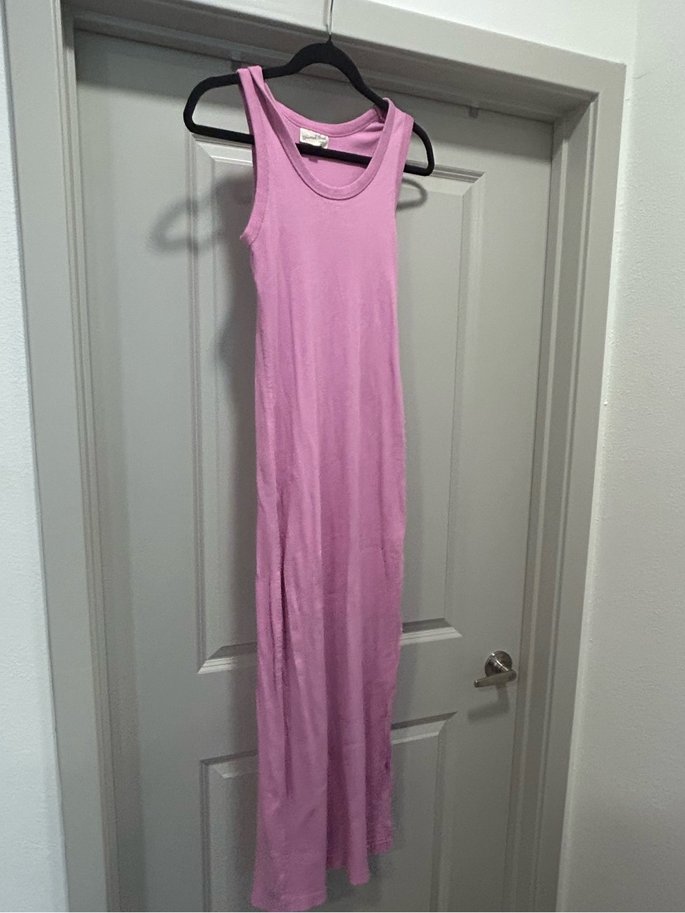 Sleeveless Pink/ purple Maxi Tank Dress